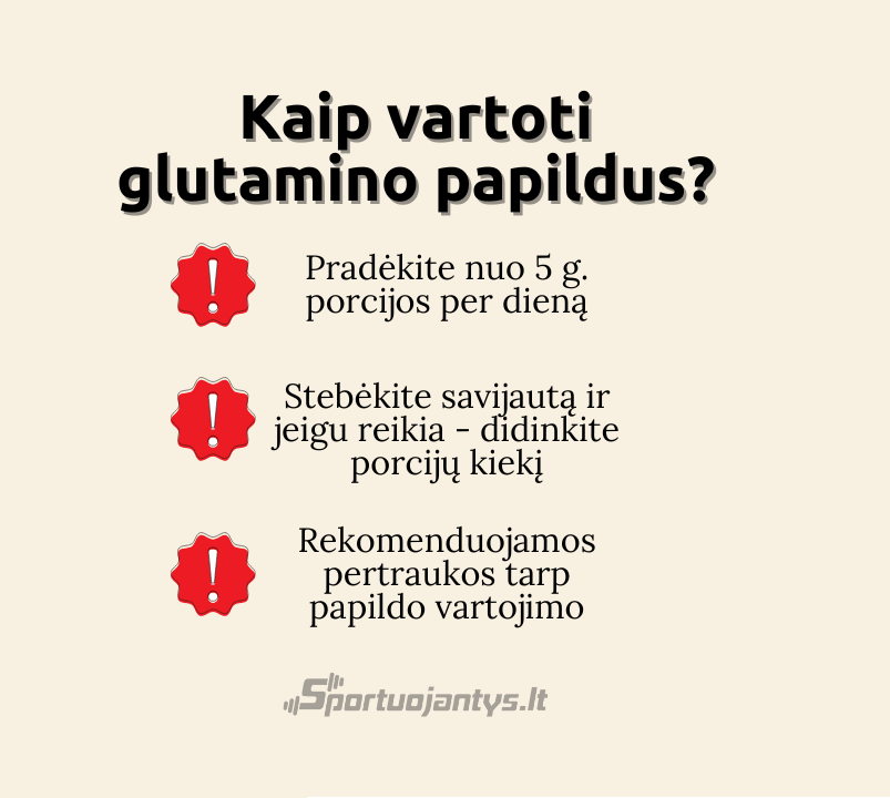 glutamino vartojiimas 1