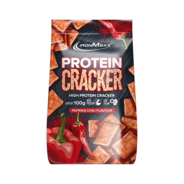 IronMaxx Protein Cracker Paprikos – Čili Skonio 100g